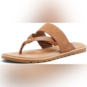 SOREL Women’s Ella II Easy Sandal- Light Brown/ Size 8.5M